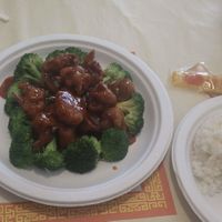 i forgot but fake meat (it slaps)  at Hunan Cafe in Henrico