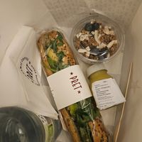 Avocado Oliven Ruccola Sandwich at Pret A Manger - Hauptbahnhof in Frankfurt