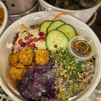 Falafel Mezze Bowl at Pret A Manger - Hauptbahnhof in Frankfurt