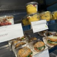 mostly vegetarian, NOT vegan  at Pret A Manger - Hauptbahnhof in Frankfurt