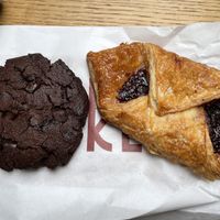 Cookie and “croissant"  at Pret A Manger - Hauptbahnhof in Frankfurt