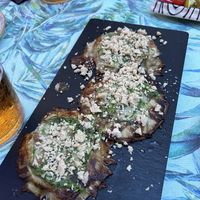 artichokes with vegan cheesee  at Jungle Bistro in Ibiza