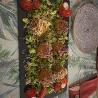 Croquettes champignon at Jungle Bistro in Ibiza