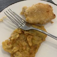 Tempe and cassava. I already ate half the dish before I remembered to take a picture  at Mamink's Kitchen  in 