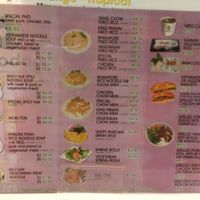 le menu at Aobaba in Dublin