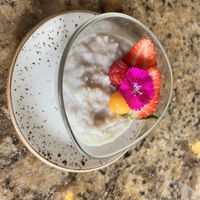 Rice pudding   at Restaurant Ave Del Paraiso in La Fortuna