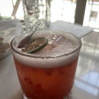 Tequila chilli cocktail   at The Queen's Picturehouse & Eatery in 