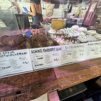 Lots of options in cakes   at Café le Frère in Trondheim