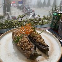 Eggplant dish  at Tim's Sa Pa Kitchen in Lao Cai