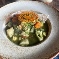 Green curry  at Tim's Sa Pa Kitchen in Lao Cai