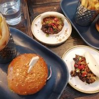 Vegan burgers and bao buns at The Wharf in Dartford
