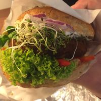 This burger was dead sexy at Krowarzywa - Hoza in Warsaw