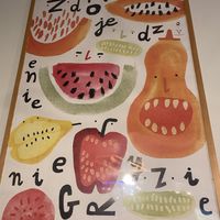 🧅 poster  at Krowarzywa - Hoza in Warsaw