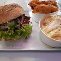 burger seitan at Krowarzywa - Hoza in Warsaw