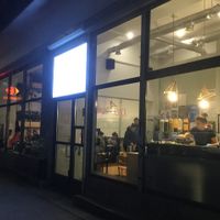 outside at night - new bigger location over the road from previous  at Krowarzywa - Hoza in Warsaw