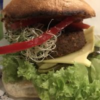 Beyond burger  at Krowarzywa - Hoza in Warsaw