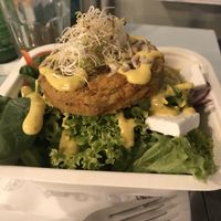 Large portion of salad  at Krowarzywa - Hoza in Warsaw