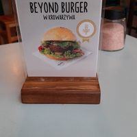 Beyond burger at Krowarzywa - Hoza in Warsaw