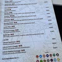 Allergens list and menu  at Il Piccolo Porto in Gelves