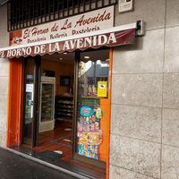 The shop from outside at El Horno de la Avenida in Tenerife