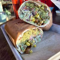 Vegan wrap  at Spitz in Longmont