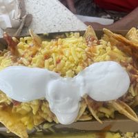 Vegan nachos   at The Cove in Lakes Entrance