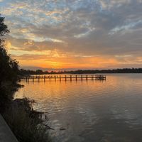 Morning sunrise Lakes Entrance    at The Cove in Lakes Entrance