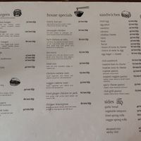 Carta comida at The Family Bakery & Restaurant in Luang Prabang