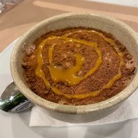 Banana tiramisu at Veganapati in Lisbon