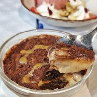 Tiramisu (very rum-y) at Veganapati in Lisbon