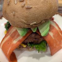 Brownie Burger at Veganapati in Lisbon