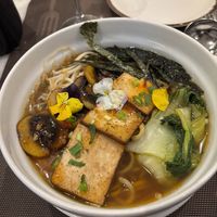 This was the giant ramen. Pretty good!  at Veganapati in Lisbon