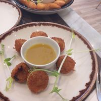 Croquetes de alheira  at Veganapati in Lisbon