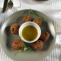 Vegan croquettes   at Veganapati in Lisbon