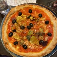 Roasted veg pizza 🍕   at Di Sopra in Alnwick