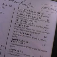 Cocktails at St. Elsewhere in Ottawa