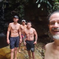 Come for the fruit and waterfalls. #Veganuary at Fruit Haven Ecovillage in Gualaquiza