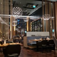 Inside the restaurant at KAI40 Restaurant & Bar in Rostock