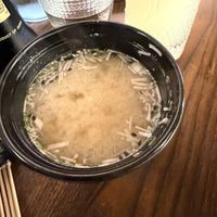 Spicy miso (our son got regular miso) both were good   at Sekai Sushi Bar in Lisbon