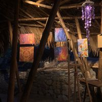 Art gallery  at Shivari - Healing Center & Vegan Restaurant in Koh Phangan