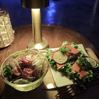 "Salmon" sandwich at Shivari - Healing Center & Vegan Restaurant in Koh Phangan