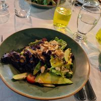 Salad at Inkaterra Machu Picchu Pueblo Hotel in Aguas Calientes
