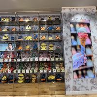 Vegan options: Almond, Mango, pear etc.  at Venchi in Nagoya