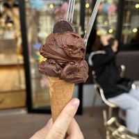 Only top one is vegan (shared with my bf)  at Venchi in Nagoya