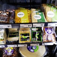 Tempeh and tofu at Manna Wholefoods in South Fremantle