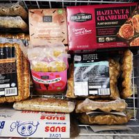 Vegan frozen items at Manna Wholefoods in South Fremantle