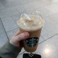 Vanilla creme Frappucino (without the vegan creme) at DUB - Starbucks - T2 in Dublin