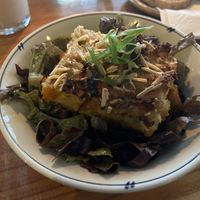 Vegan breakfast strata   at Immortal Cafe & Supply in Sacramento