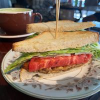 Tempeh Sandwich at Immortal Cafe & Supply in Sacramento
