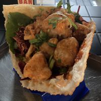 Popkorn Blumenkohl im Fladenbrot   at Ban Bab Kebabklub in Hamburg